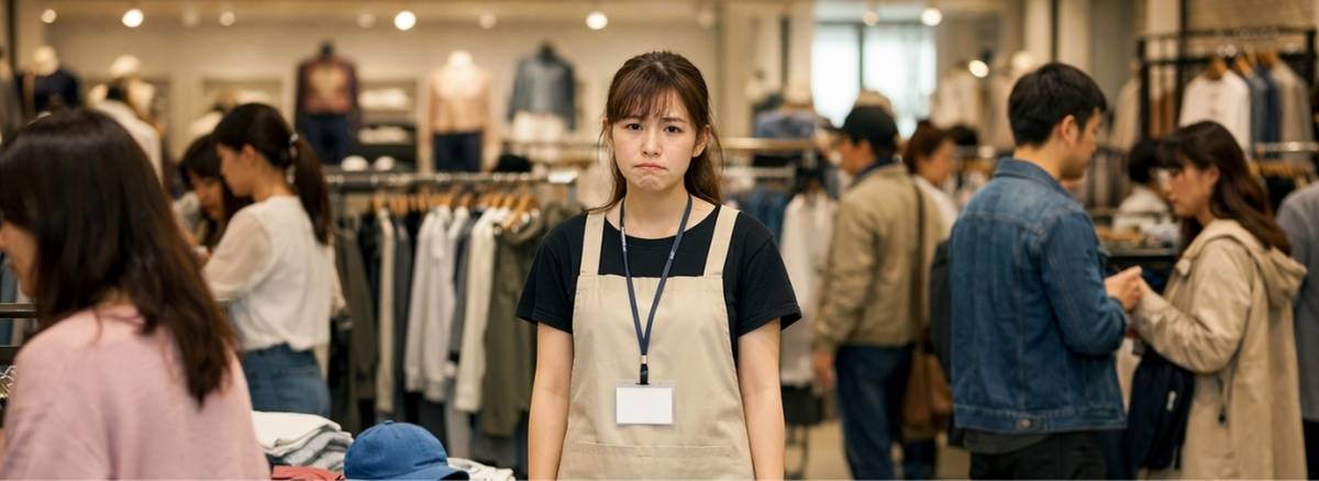 来店客が多い中で対応が追いつかず人員配置のズレが起きている店舗