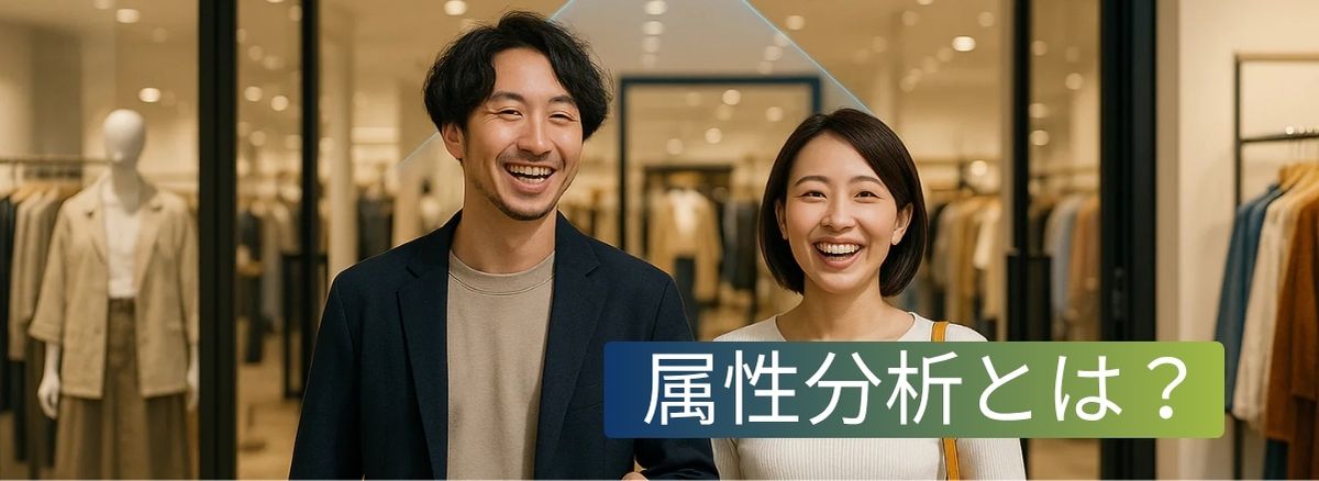 来店属性分析でターゲット最適化を行う小売店舗の入店シーン