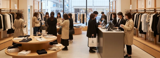 接客の評価基準が曖昧で判断が揃っていない店舗の様子