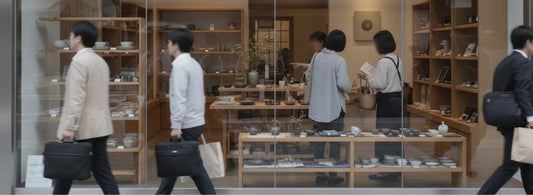 店舗の顧客行動を可視化するイメージ