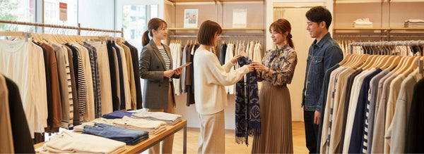 アパレル店舗の「体験価値」をデータで測りながら店舗運営を実践するスタッフ