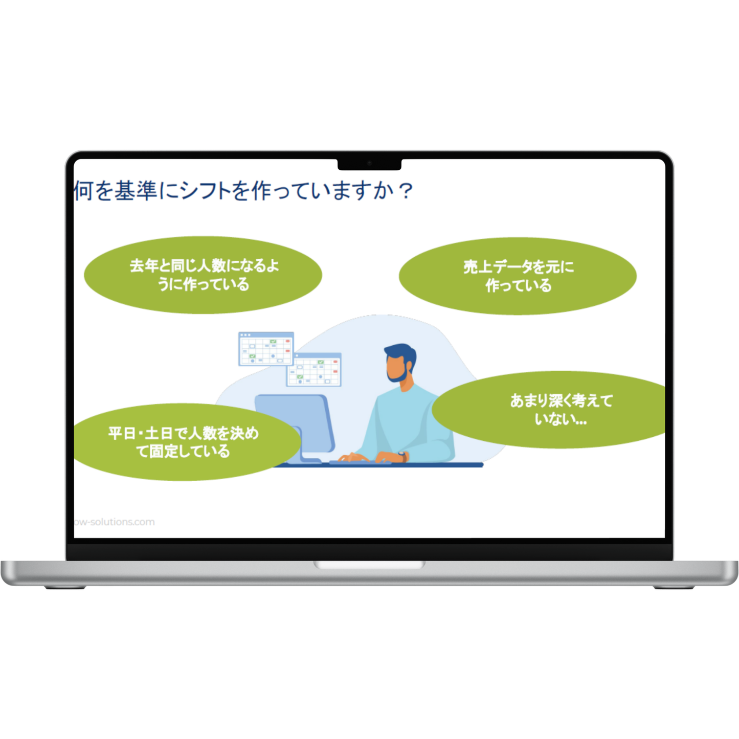 スタッフシフト効率化