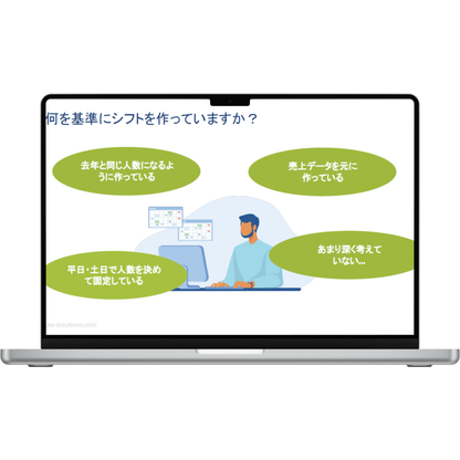 スタッフシフト効率化